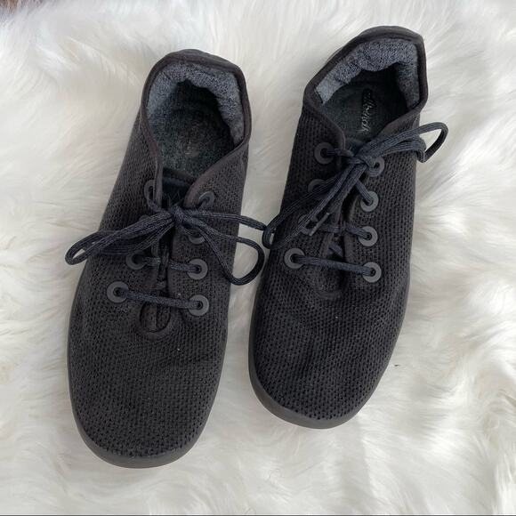 Allbirds | Men's Tree Runners Black Lightweight Knit Sneakers Shoes Athletic 12 - Picture 2 of 8